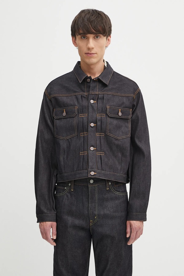 Джинсовая куртка Visvim ss 101x jkt цвет синий