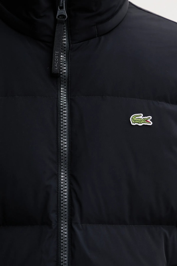 Пухова куртка чоловіча Lacoste колір темно-синій фото 4