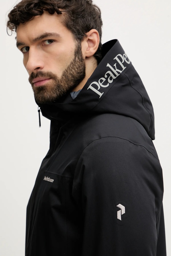 Гірськолижна куртка Peak Performance Rider колір чорний фото 4