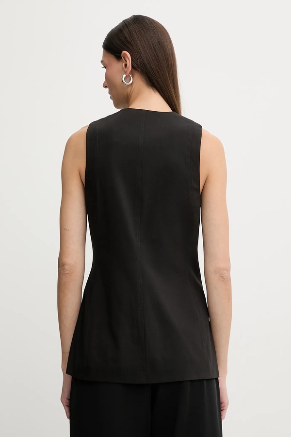 Жилет з домішкою вовни G-Star 0 Waistcoat top колір чорний фото 2