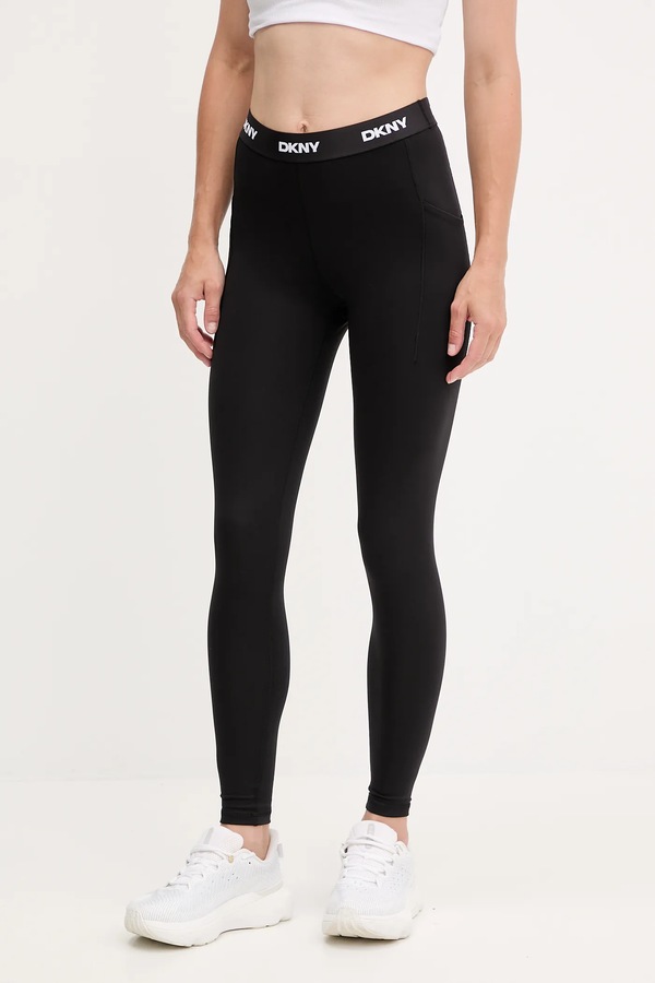Леггинсы DKNY цвет черный