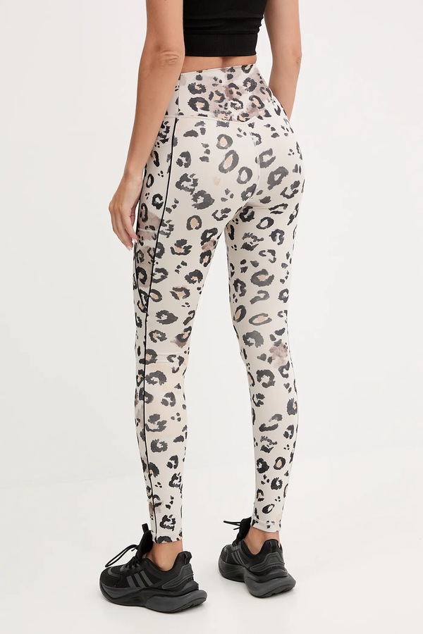 Легінси для тренувань adidas Performance Optime Essentials Full Length Leggings Print колір бежевий фото 3