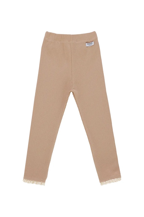 Детские леггинсы с хлопком Donsje Affy Leggings цвет коричневый