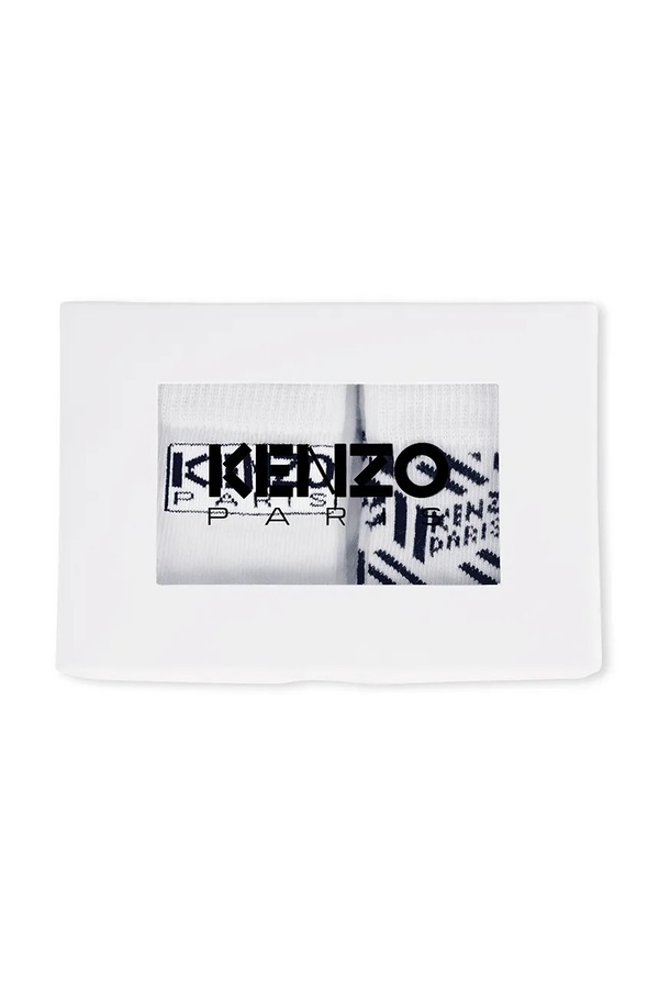 Детские носки Kenzo Kids 2-pack цвет белый