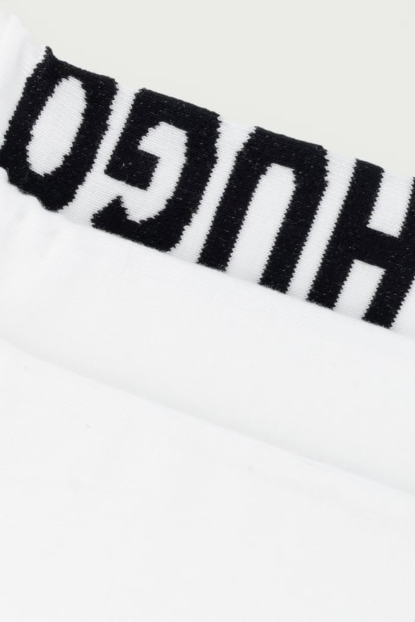 Шкарпетки чоловічі 3P AS LOGO CC 3 шт. HUGO колір білий