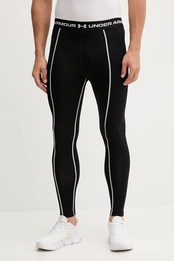 Легінси для тренувань Under Armour Cold Weather Grid колір чорний