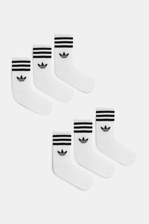3-Stripes 6 шт. adidas Originals колір білий фото 2