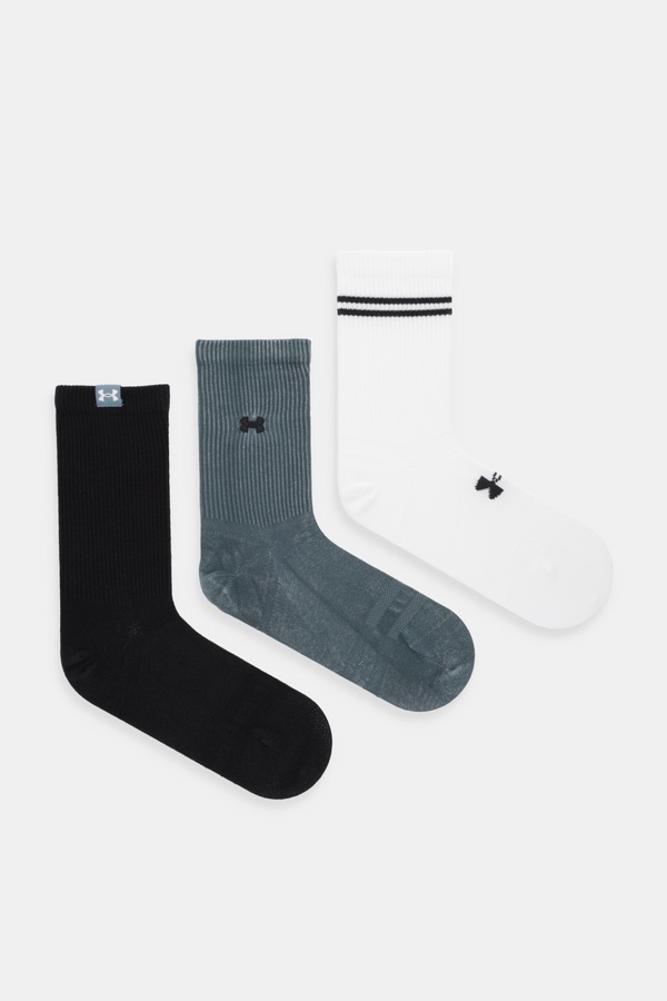 Шкарпетки Under Armour 3-pack колір сірий
