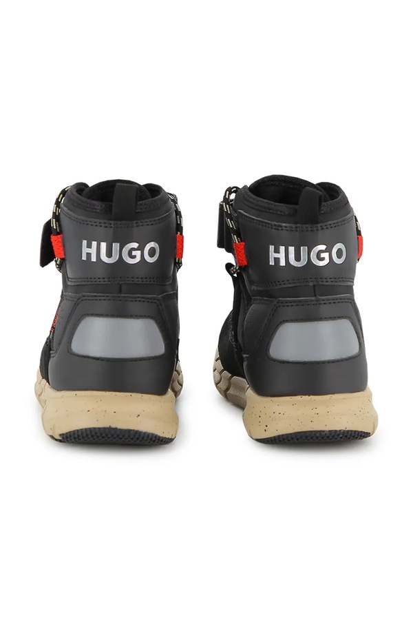 Черевики HUGO outdoor колір чорний фото 3