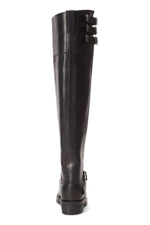 Шкіряні чоботи Polo Ralph Lauren Biker Boot колір чорний фото 2