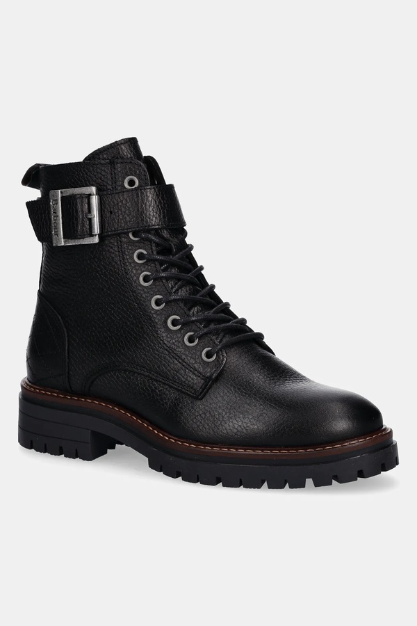 Шкіряні черевики Barbour Heidi колір чорний