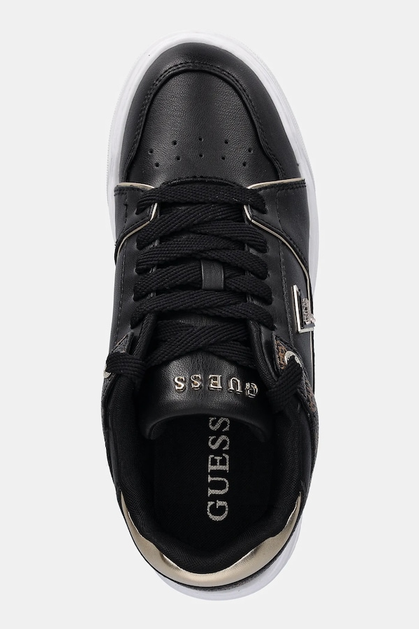 Кросівки Guess DELOVE колір чорний фото 4