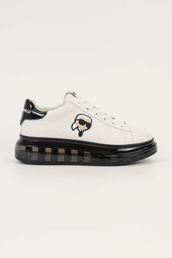 Шкіряні кросівки Karl Lagerfeld KAPRI KUSHION колір білий