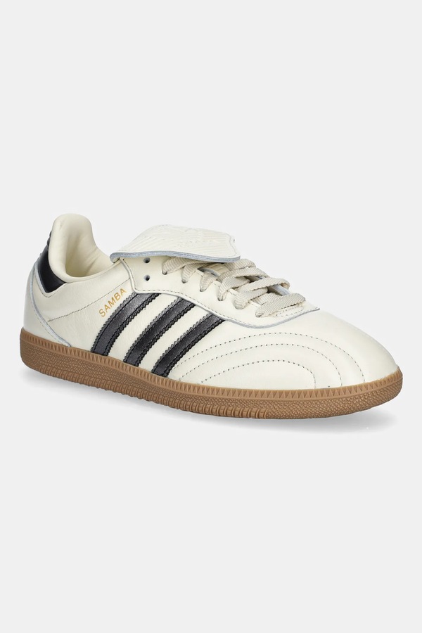Шкіряні кросівки adidas Originals Samba LT колір бежевий