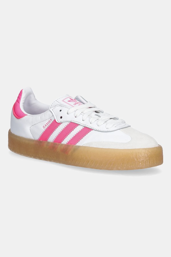 Шкіряні кросівки adidas Originals Sambae колір білий