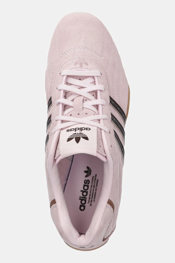 Замшеві кросівки adidas Originals Adiracer LO колір рожевий фото 4