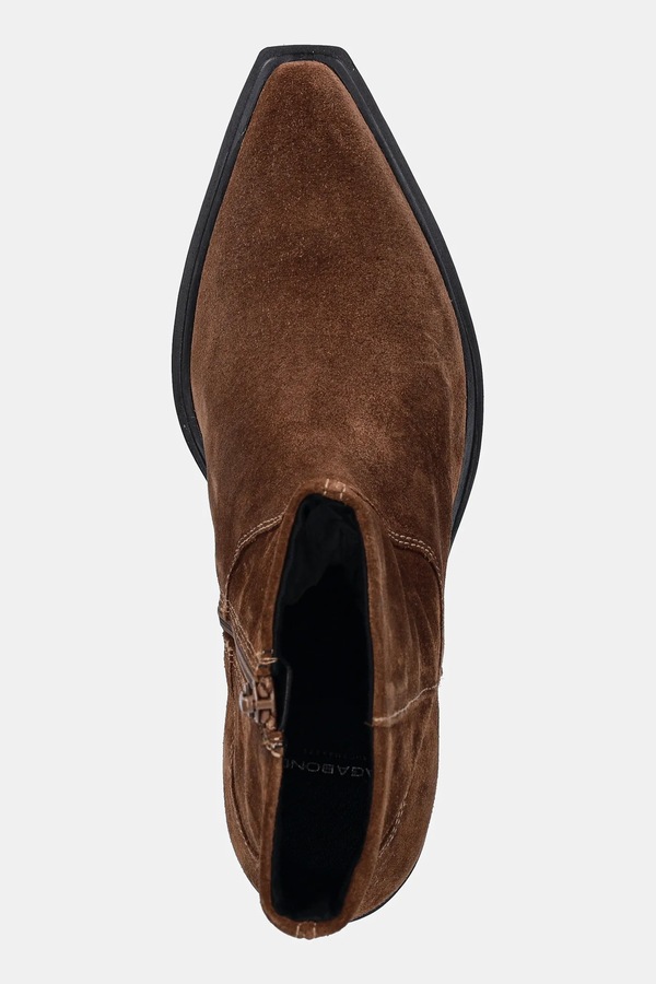 Замшеві черевики Vagabond Shoemakers KELSEY колір коричневий фото 4
