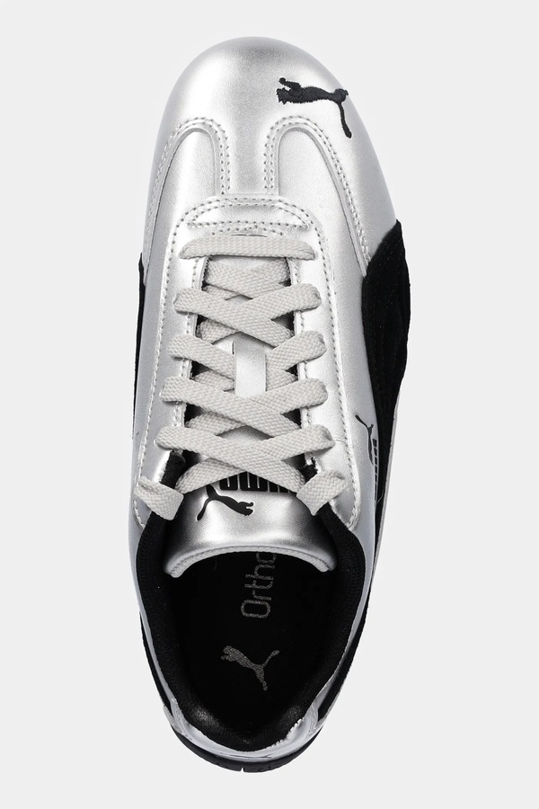 Шкіряні кросівки Puma Speedcat колір сірий фото 4