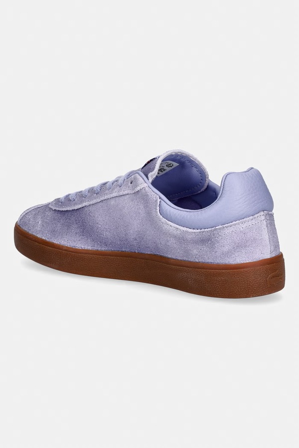 Baseshot Sneakers кросівки жіночі замшеві Lacoste колір фіолетовий фото 2
