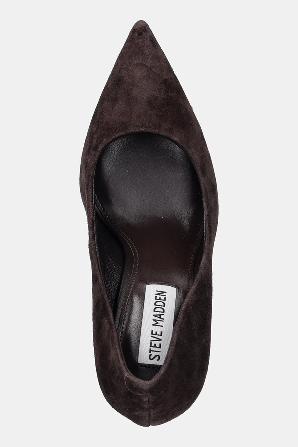 Замшеві туфлі Steve Madden Thrive колір коричневий фото 4