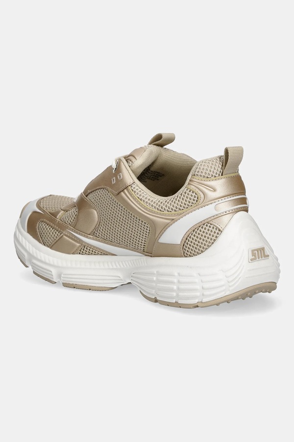 Кроссовки Steve Madden Power 1 цвет золотой фото 2