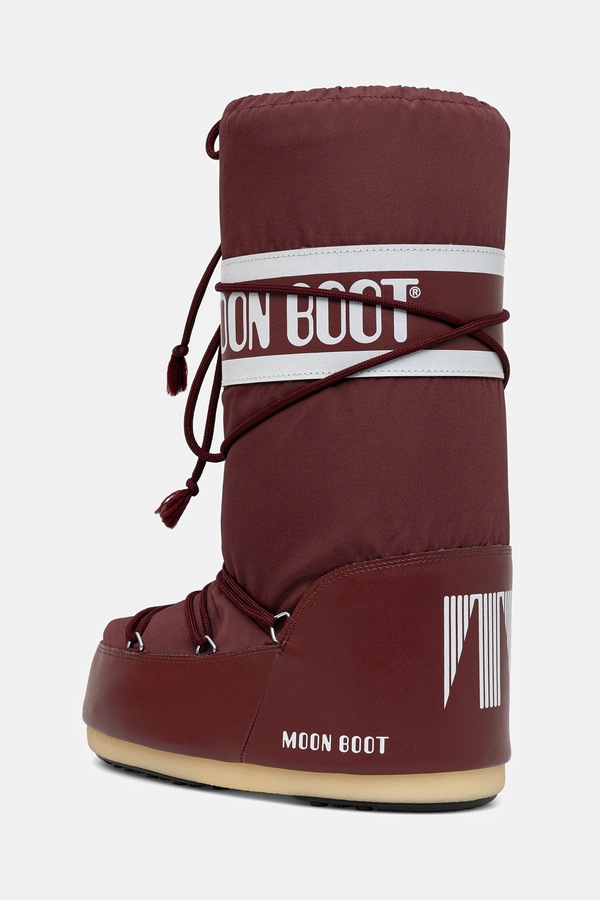 Зимові чоботи Moon Boot MB ICON NYLON колір червоний фото 2