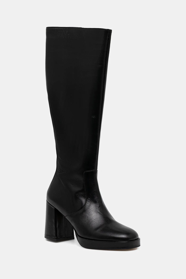 Кожаные сапоги Jonak VENDOME CUIR цвет черный