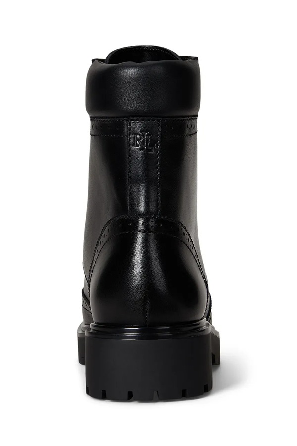 Шкіряні черевики Lauren Ralph Lauren Alysn Lup Pr колір чорний фото 2