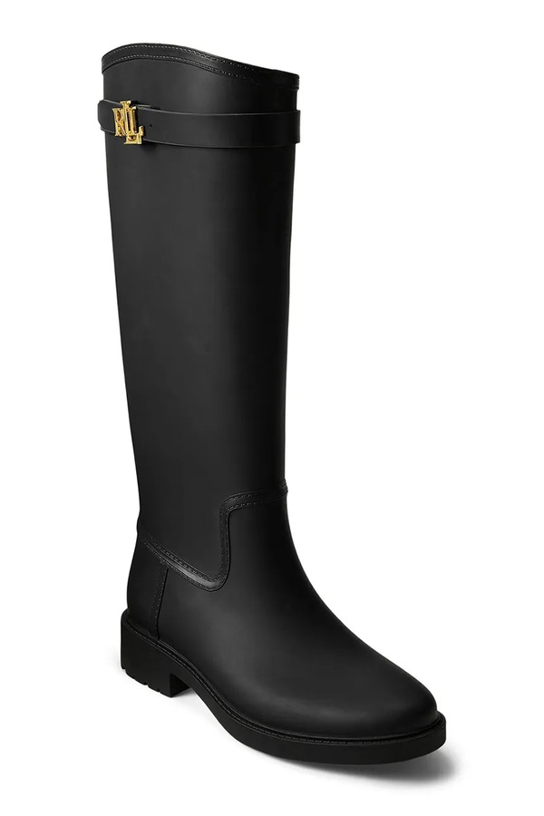 Гумові чоботи Lauren Ralph Lauren Portiah колір чорний