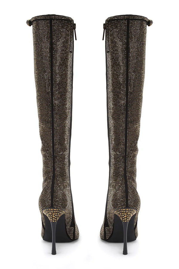 Чоботи Kurt Geiger London Mayfair Point Knee Boot колір чорний фото 2