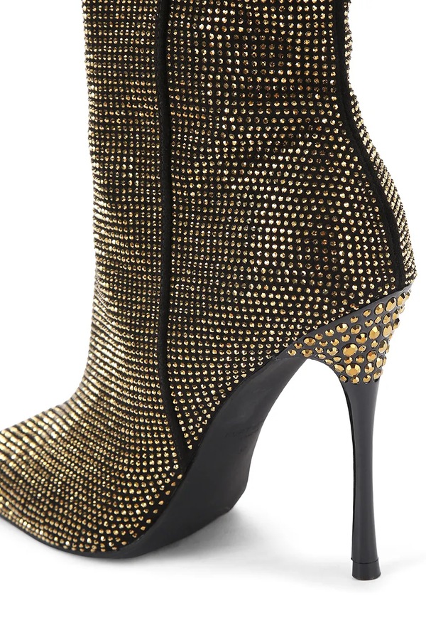 Чоботи Kurt Geiger London Mayfair Point Knee Boot колір чорний фото 4