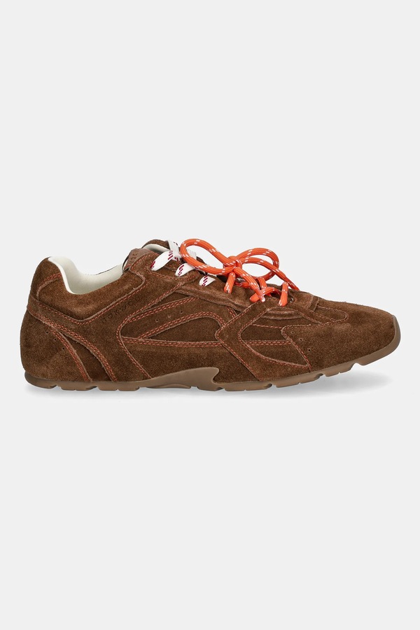 Замшевые кроссовки Nokwol Atlas Tan Suede цвет коричневый