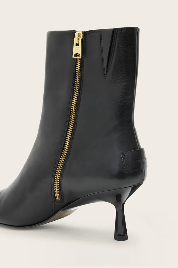 Шкіряні черевики AllSaints Vivian Boot колір чорний фото 4