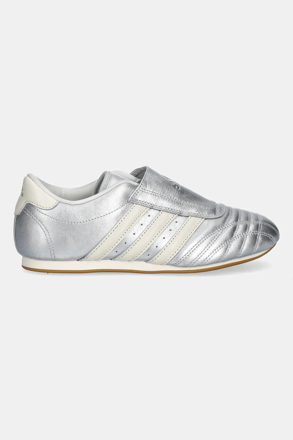 Шкіряні кросівки adidas Originals Teakwondo колір срібний