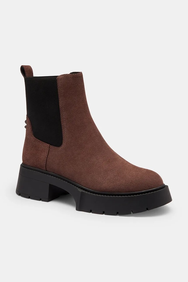 Черевики Coach Leah Platform колір коричневий