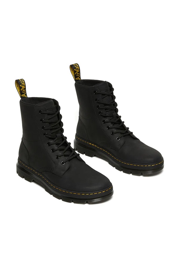 Шкіряні черевики Dr. Martens Combs колір чорний фото 2