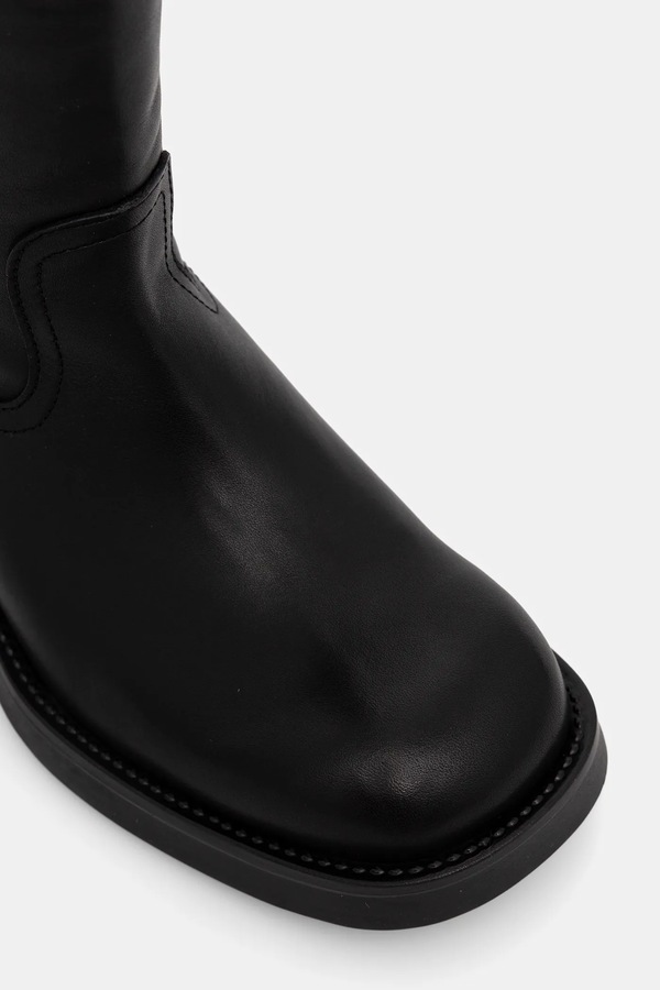 Шкіряні чоботи Steve Madden Banner колір чорний фото 4