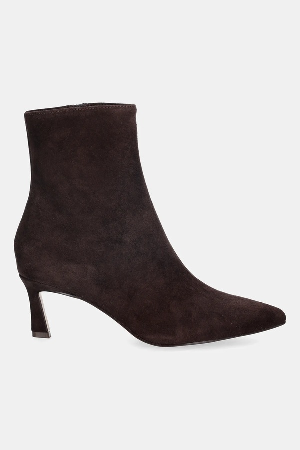 Замшеві черевики Steve Madden Lulah колір коричневий