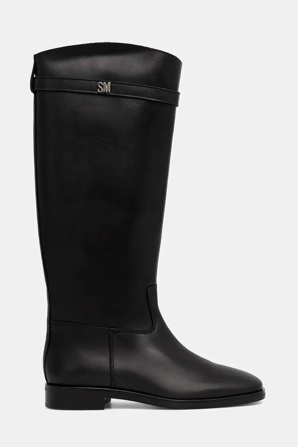 Кожаные сапоги Steve Madden Novi цвет черный