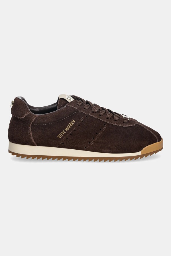 Замшеві кросівки Steve Madden Mirage-Sm колір коричневий