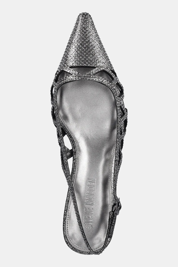 Туфлі Steve Madden Kalico колір срібний фото 4