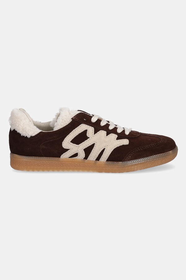 Замшевые кроссовки Steve Madden ELORA цвет коричневый