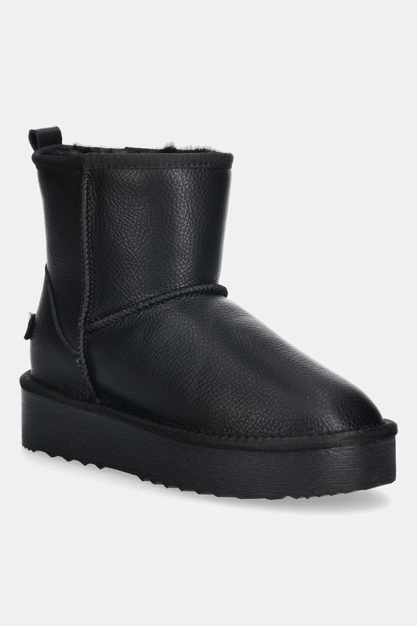 Шкіряні черевики Steve Madden Tessah колір чорний