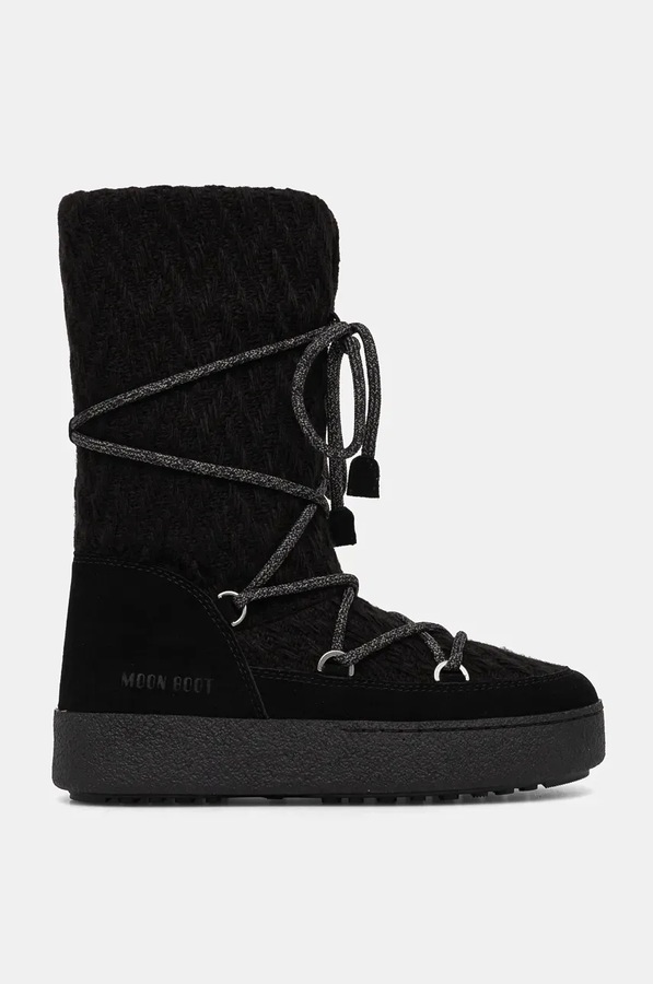 Зимові чоботи Moon Boot MB X GIR LTRACK KNIT колір чорний фото 2