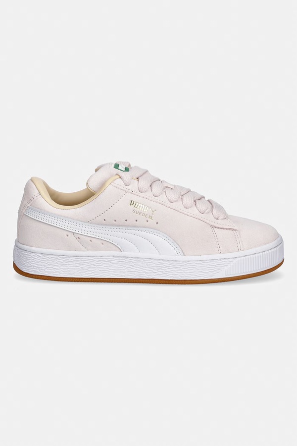 Замшеві кросівки Puma Suede XL колір рожевий фото 2