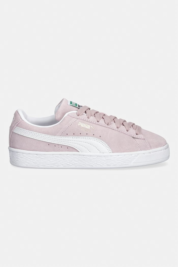 Suede Classic кросівки жіночі нубукові Puma колір рожевий