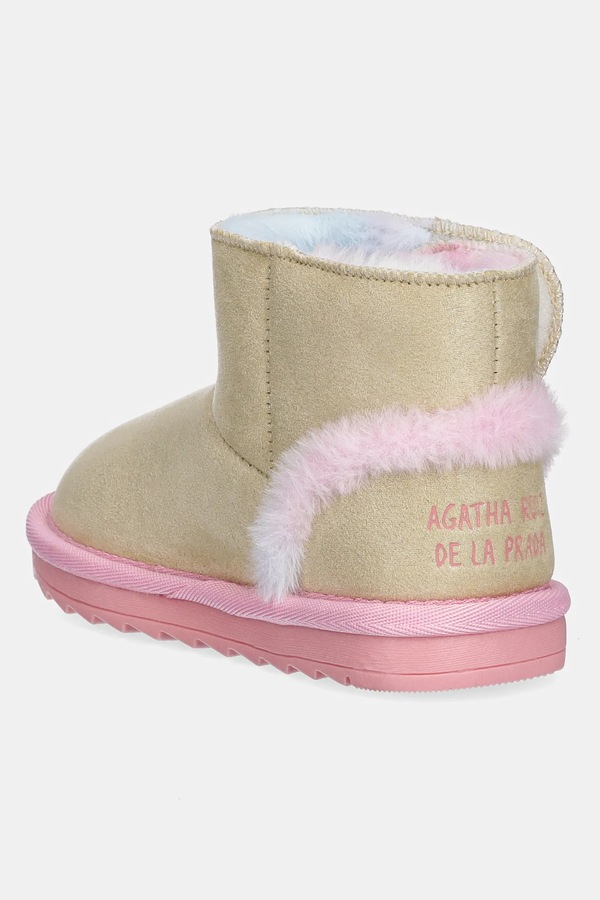 Дитячі зимові черевики Agatha Ruiz de la Prada колір бежевий фото 2