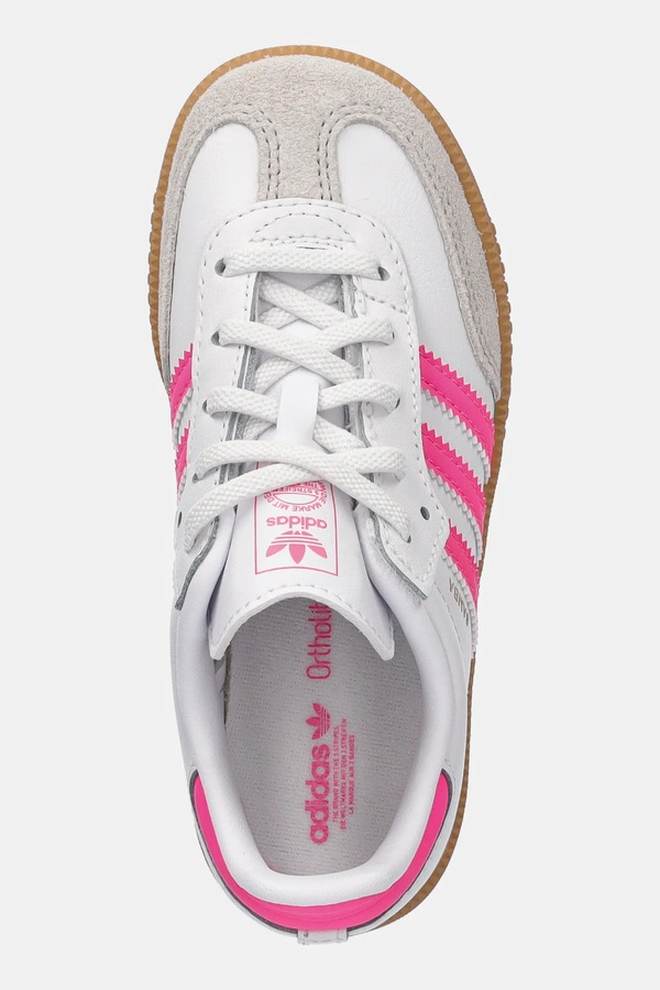 Дитячі кросівки adidas Originals SAMBA OG колір білий фото 4