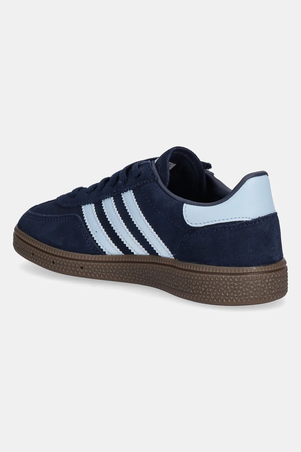 Детские замшевые кроссовки adidas Originals HANDBALL SPEZIAL цвет синий фото 2