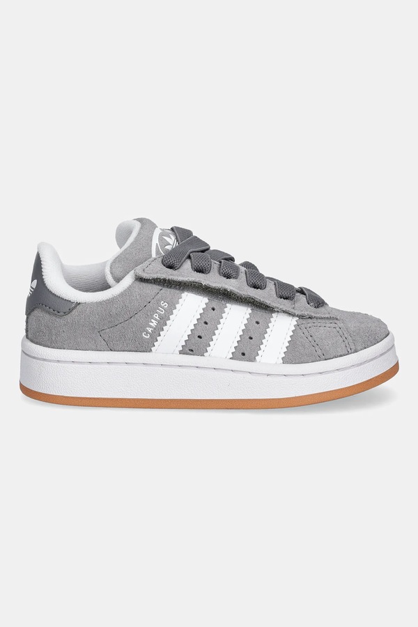 Дитячі замшеві кросівки adidas Originals CAMPUS 00s колір сірий
